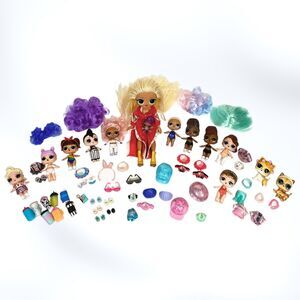 Large Lot LOL Surprise Fashion Dolls Clothes Accessories Pet Cats Girls Toys